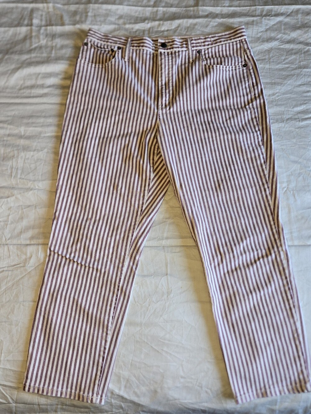 Madewell High-Rise Slim Crop Boyfriend Jeans Size 32